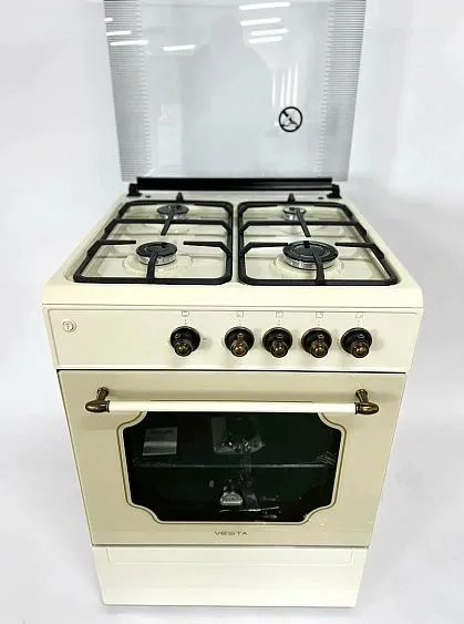 Плита VESTA Bergamo VGG 10-G Retro бежевый