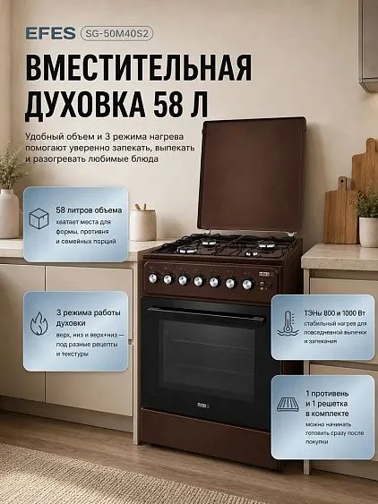 Плита EFES SG-50M40S2 BR