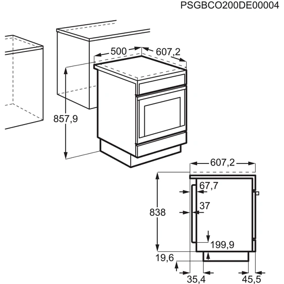 Плита ELECTROLUX RKR520200W