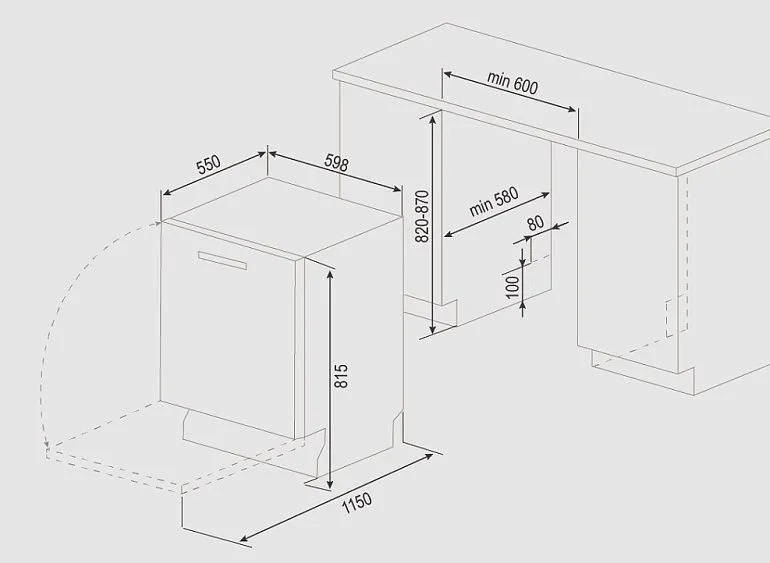 Посудомоечная машина ZIGMUND & SHTAIN DW 311.6