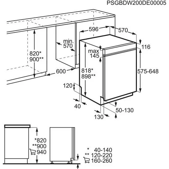 Посудомоечная машина ELECTROLUX EEM69300IX