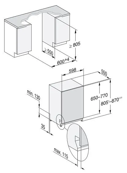 Посудомоечная машина MIELE G 7080 SCVi AutoDos EDST