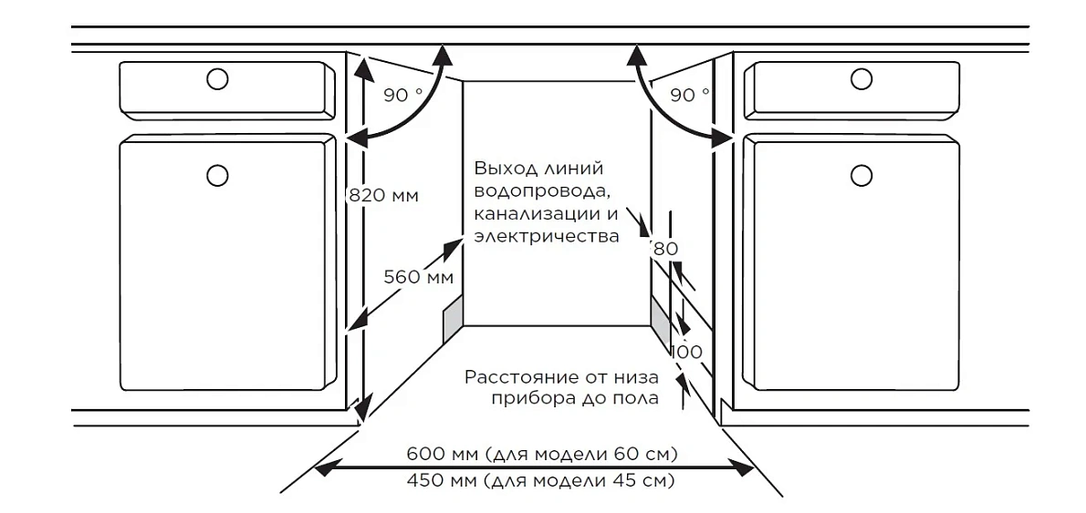 Посудомоечная машина MIDEA MID60S730i
