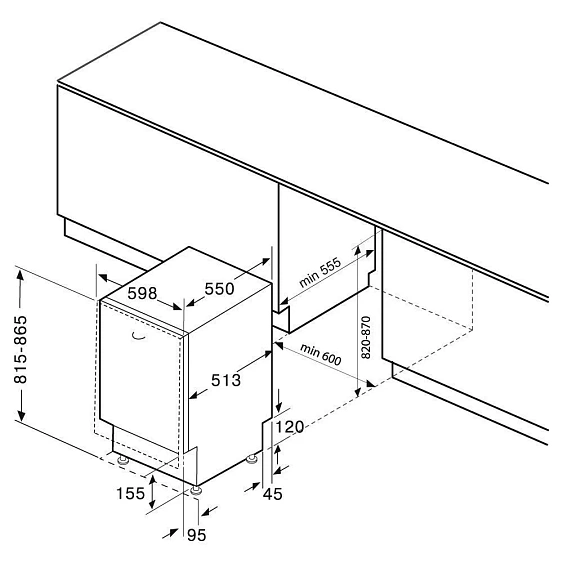 Посудомоечная машина KRONA ROSSA 60 BI