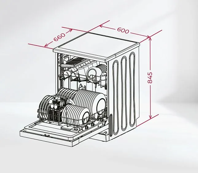 Посудомоечная машина LEX DW6062N SL