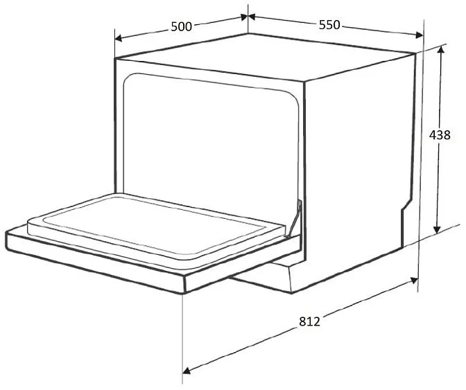 Посудомоечная машина AKPO ZMA55 Series Compact