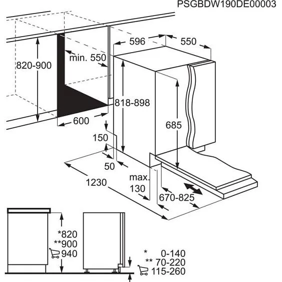 Посудомоечная машина AEG FSE74608P