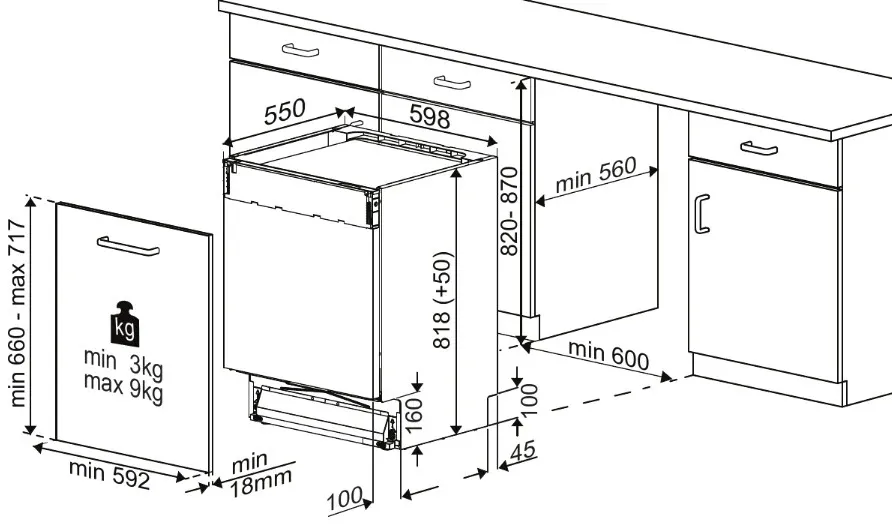 Посудомоечная машина INDESIT DI 5C29