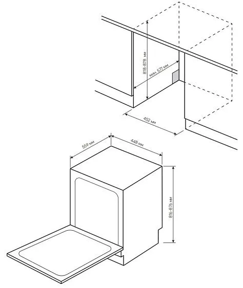 Посудомоечная машина KUPPERSBERG GHS 4520