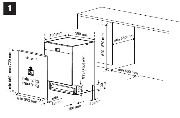 Посудомоечная машина BEKO BDIN15532