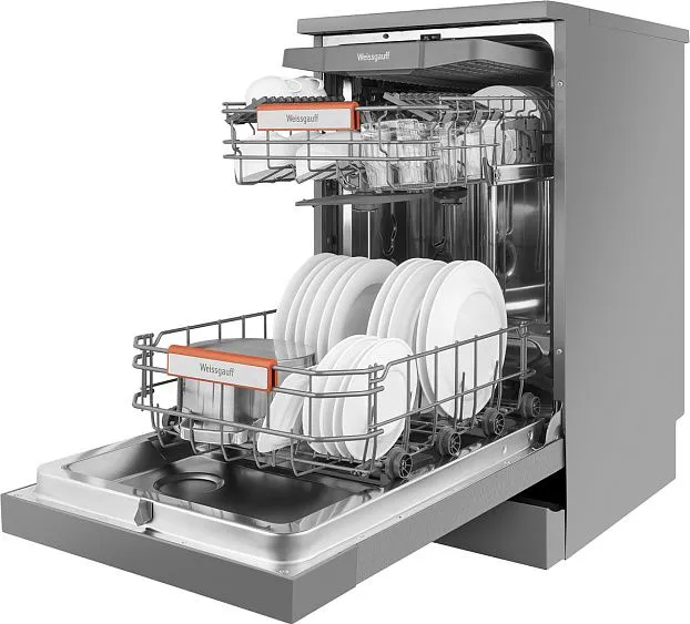 Посудомоечная машина WEISSGAUFF DW 4508 Inverter Autoopen Inox