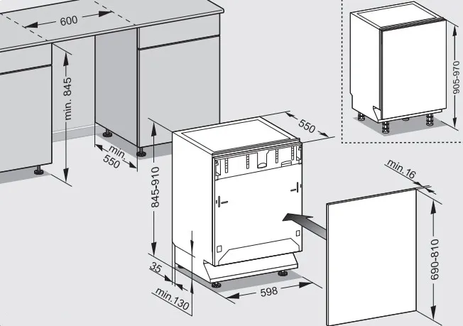 Посудомоечная машина MIELE G 5851 SCVi Active Plus EDST