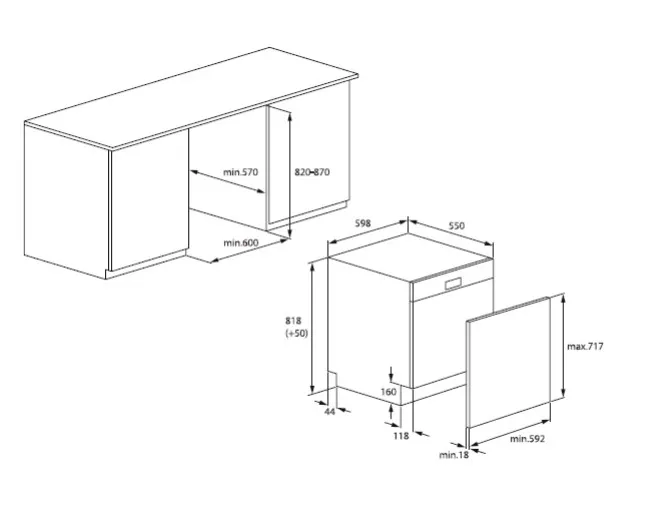 Посудомоечная машина BEKO BDIN1S532