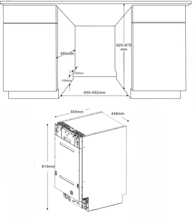 Посудомоечная машина WEISSGAUFF BDW 4539 Touch Inverter Autoopen Timer Floor