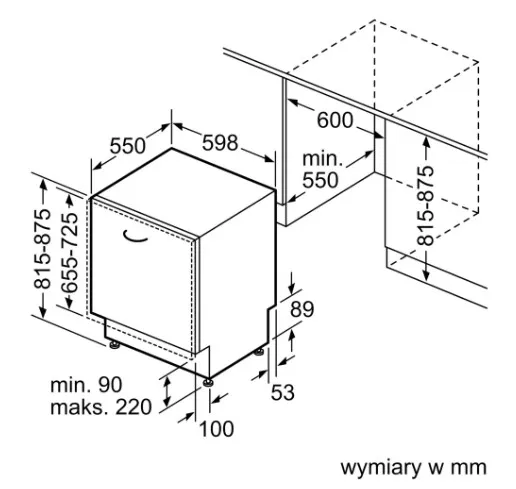 Посудомоечная машина SIEMENS SN 63HX16VE