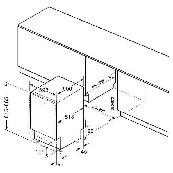 Посудомоечная машина KRONA DELIA 60 BI V 2