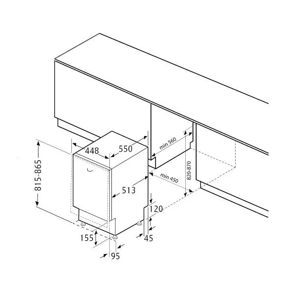 Посудомоечная машина KRONA GARDA 45 BI V2