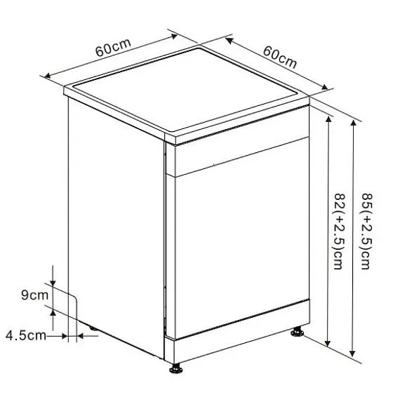 Посудомоечная машина ARDO DTH1563S2