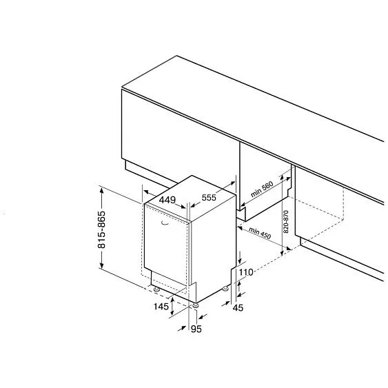 Посудомоечная машина KRONA KASKATA 45 BI V2