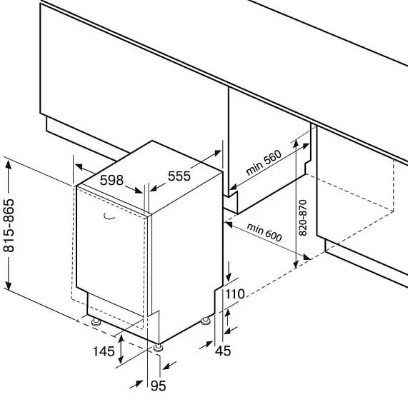 Посудомоечная машина KRONA GARDA 60 BI V2