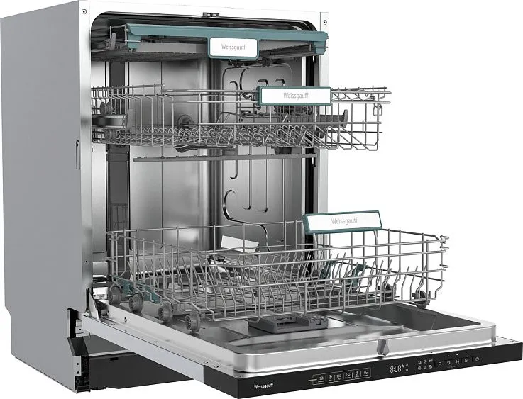 Посудомоечная машина WEISSGAUFF BDW 6135 D Inverter AutoOpen Timer Floor