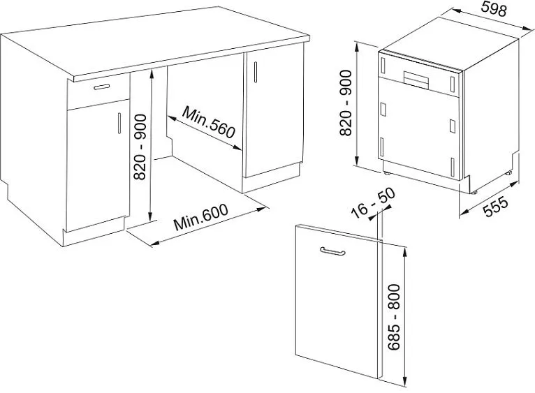 Посудомоечная машина FRANKE FDW 614 D10P DOS LP B (117.0747.492)