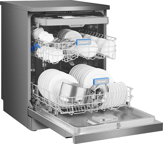 Посудомоечная машина WEISSGAUFF DW 6138 Touch Inverter Autoopen Inox