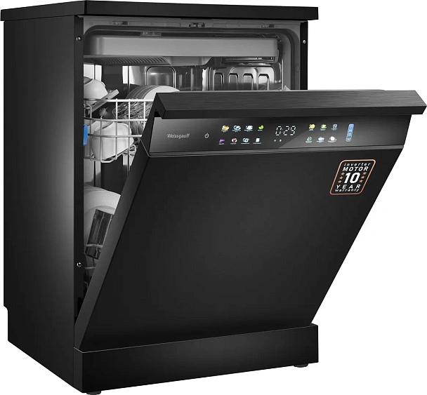 Посудомоечная машина WEISSGAUFF DW 6138 Touch Inverter Autoopen Black