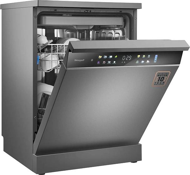 Посудомоечная машина WEISSGAUFF DW 6138 Touch Inverter Autoopen Inox