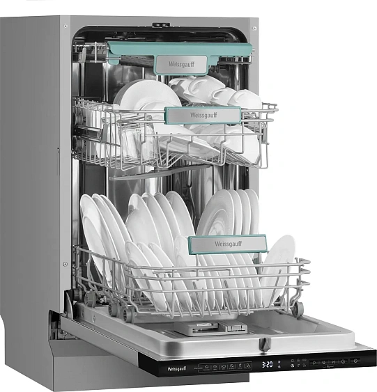 Посудомоечная машина WEISSGAUFF BDW 4535 D Inverter AutoOpen Timer Floor