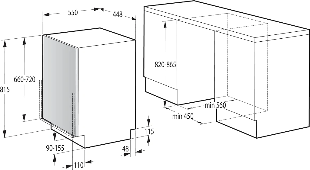 Посудомоечная машина GORENJE GV563E11