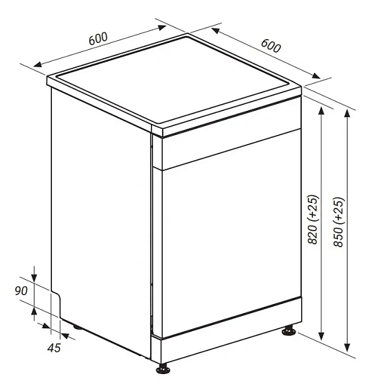 Посудомоечная машина HIBERG i-F 6815 LW