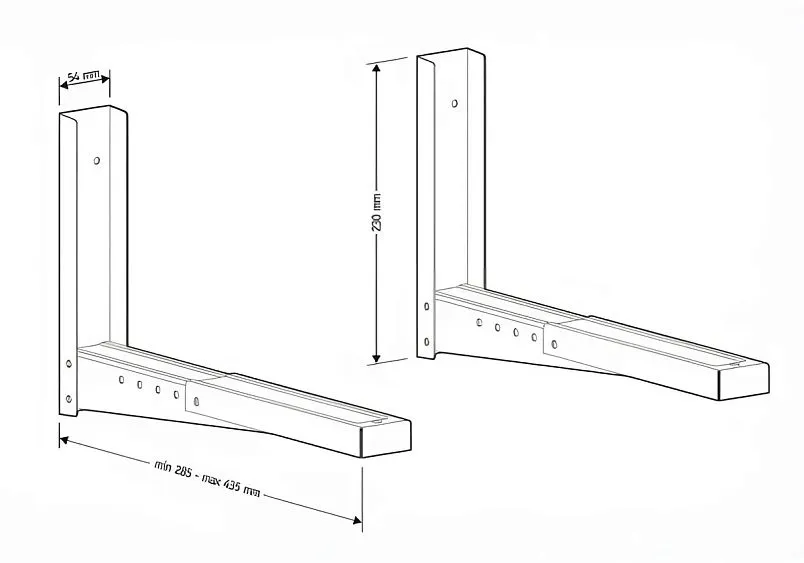 Кронштейн HOLDER mws-2002 металлик