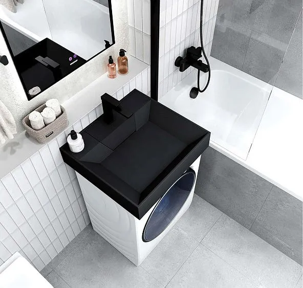 Раковина GROSSMAN LUXOR-60 см черная матовая