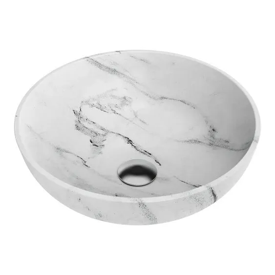 Раковина OMOIKIRI Hitomi-WH Marble (4972078)