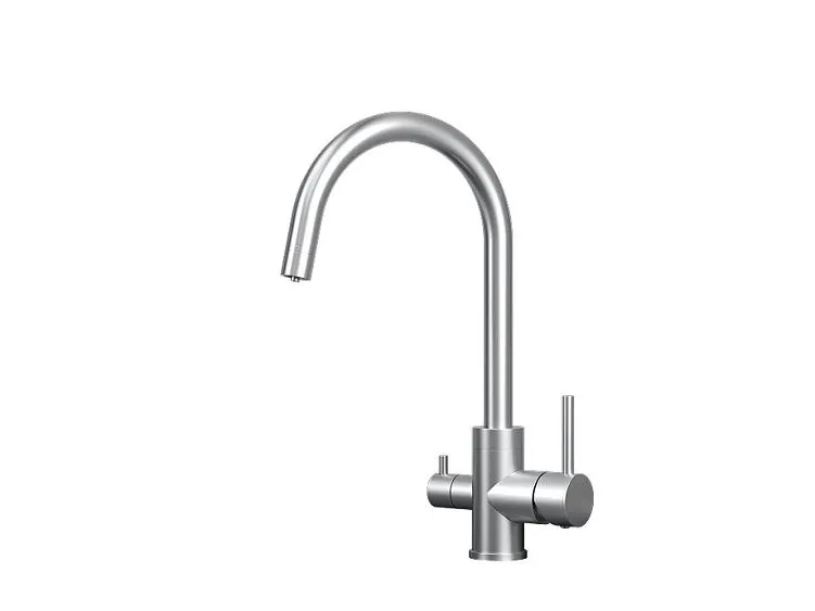 Смеситель GRANULA 5169 нержавеющая сталь