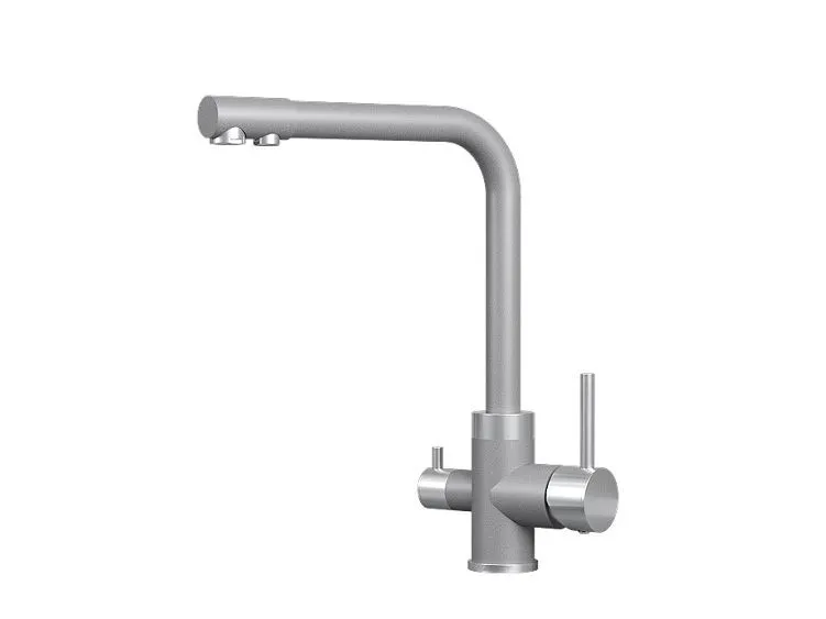 Смеситель GRANULA 5015 алюминиум