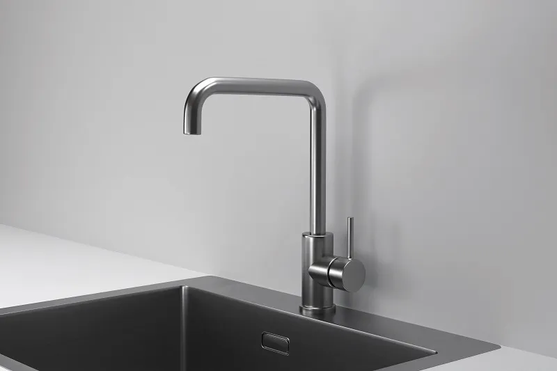 Смеситель GRANULA KS-7110 сталь/сатин