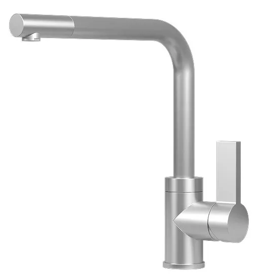 Смеситель GRANULA 5504 нержавеющая сталь