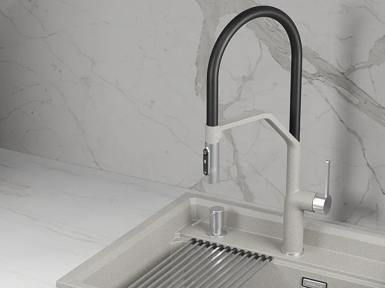 Смеситель GRANULA 9012 базальт