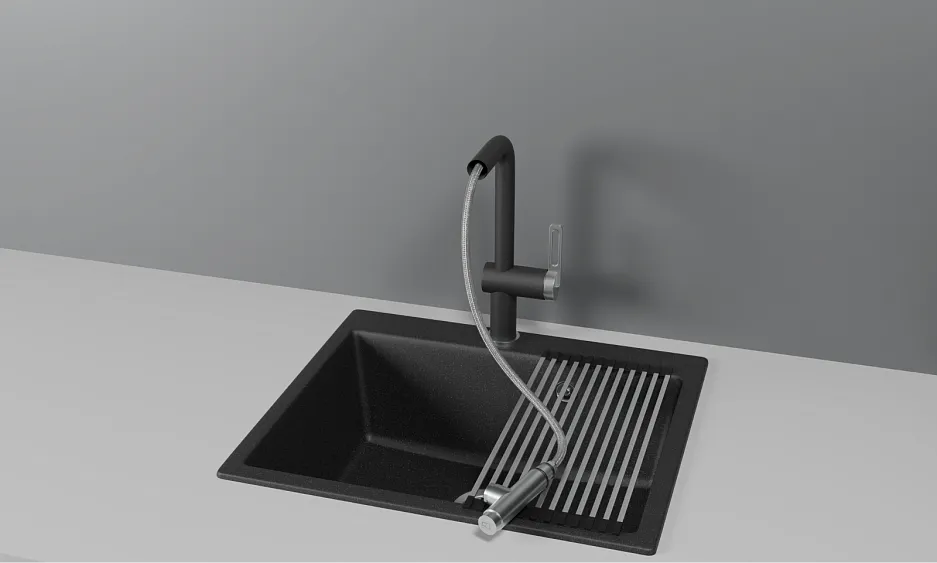 Смеситель GRANULA GR-8169 черный