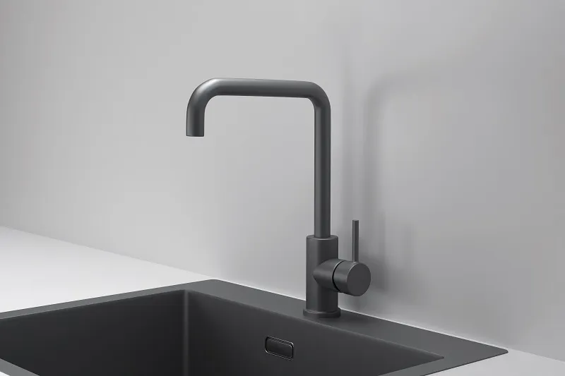 Смеситель GRANULA KS-7110 графит/матовый