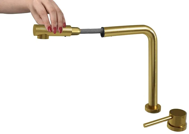Смеситель EMAR ЕС-7027 PVD Golden