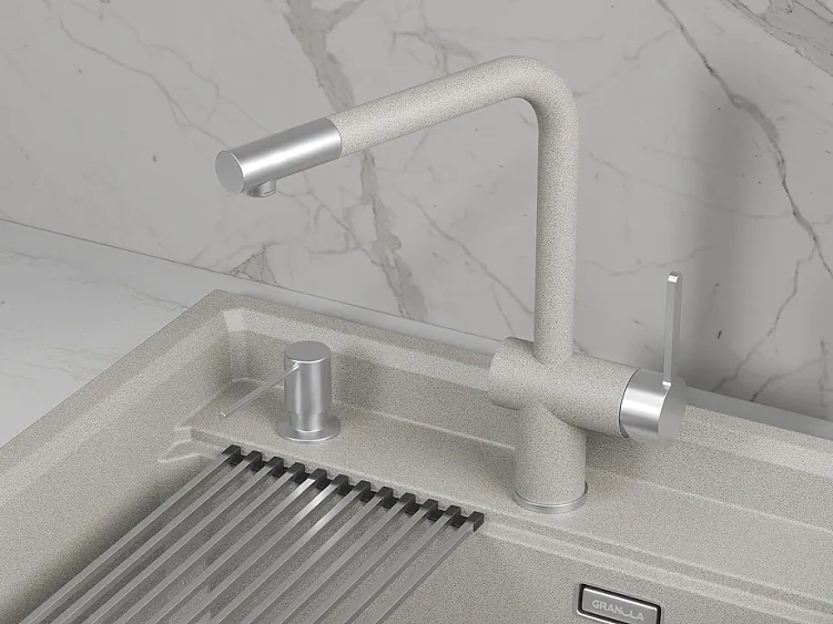 Смеситель GRANULA 5017 базальт