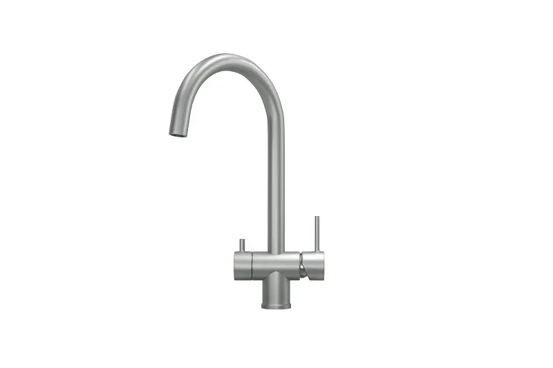 Смеситель GRANULA KS-7104 сталь матовая