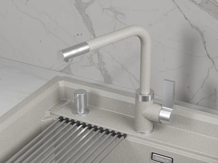 Смеситель GRANULA 5504 базальт