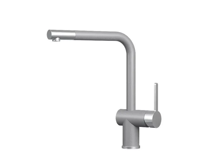 Смеситель GRANULA 5017 алюминиум