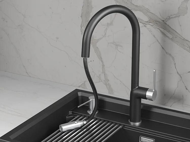 Смеситель GRANULA 9010 шварц