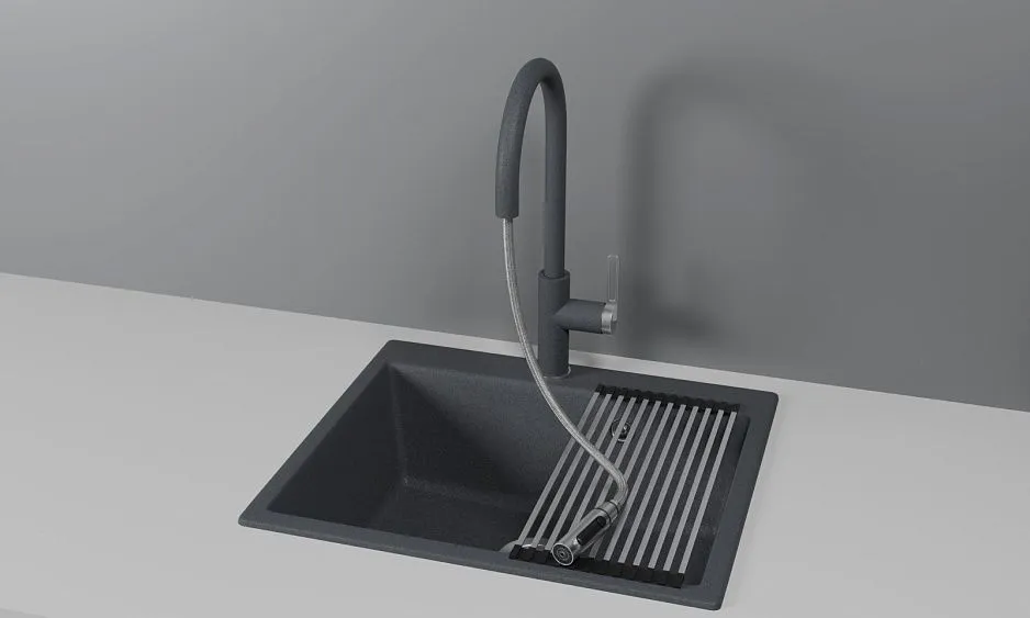 Смеситель GRANULA GR-8168 графит