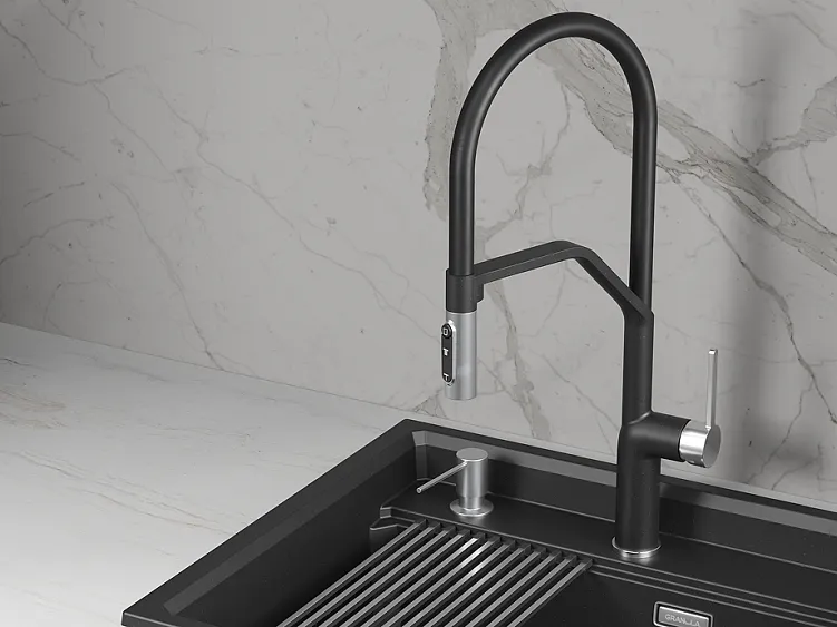 Смеситель GRANULA 9012 шварц